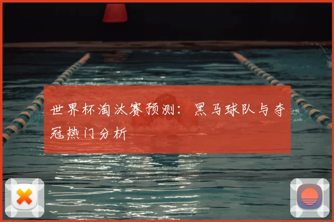 世界杯淘汰赛预测：黑马球队与夺冠热门分析