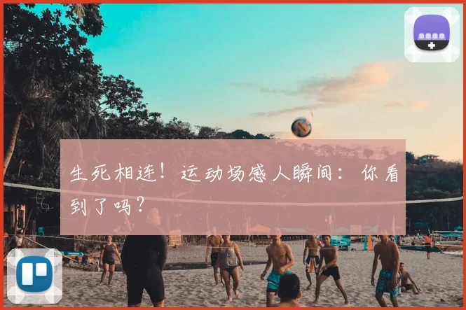 生死相连!运动场感人瞬间:你看到了吗?